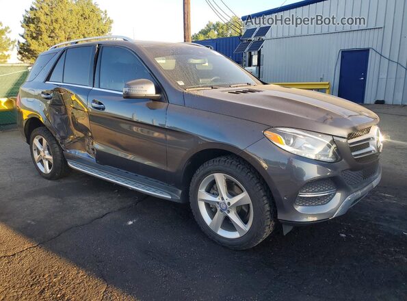4JGDA5HB3GA764233 2016 MERCEDES-BENZ GLE Gray Przód prawy