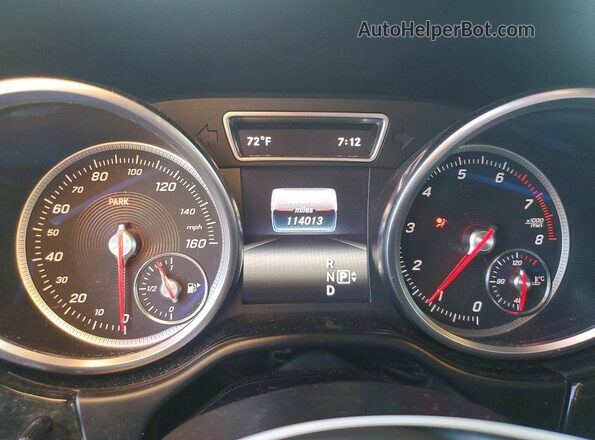 4JGDA5HB3GA764233 2016 MERCEDES-BENZ GLE Gray Widok zestawu wskaźników