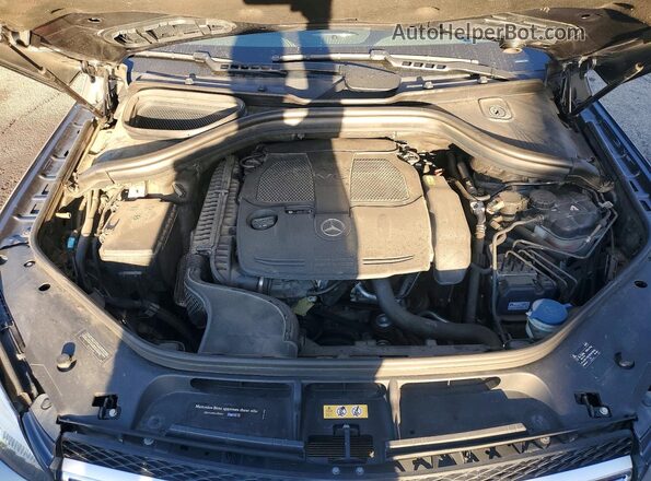 4JGDA5HB3GA764233 2016 MERCEDES-BENZ GLE Gray Widok komory silnika