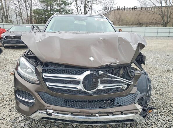 4JGDA5HB3HA853611 2017 MERCEDES-BENZ GLE Brown Vista frontal