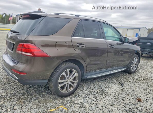 4JGDA5HB3HA853611 2017 MERCEDES-BENZ GLE Brown Trasero derecho