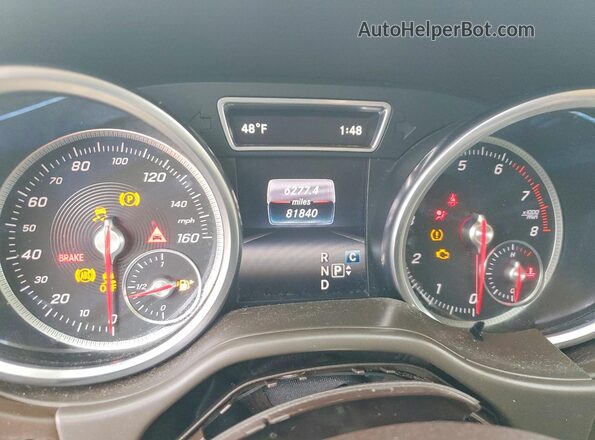 4JGDA5HB3HA853611 2017 MERCEDES-BENZ GLE Brown Vista del cuadro de instrumentos