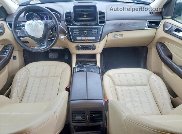 4JGDA5HB3HA853611 2017 MERCEDES-BENZ GLE Brown Vista del salpicadero