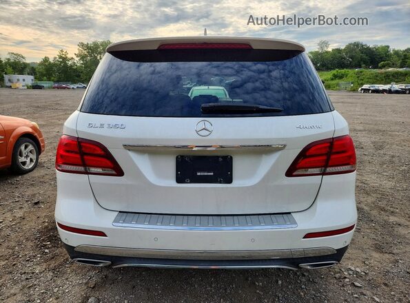 4JGDA5HB3JB075181 2018 MERCEDES-BENZ GLE White Rear view