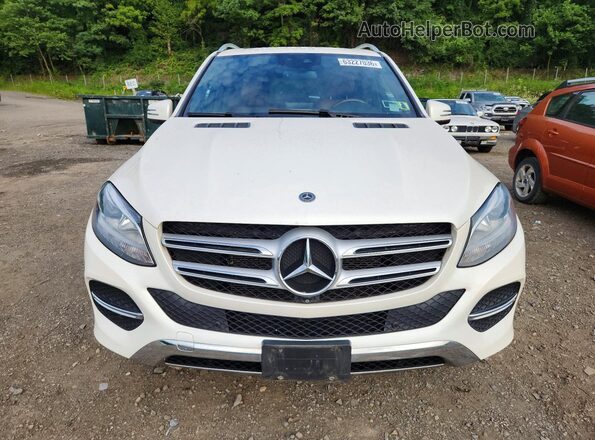 4JGDA5HB3JB075181 2018 MERCEDES-BENZ GLE White Front view