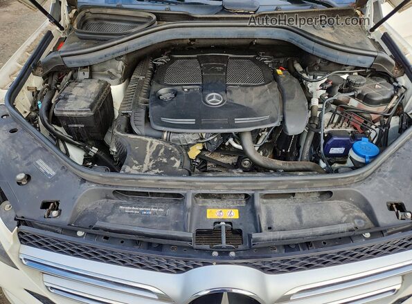 4JGDA5HB3JB075181 2018 MERCEDES-BENZ GLE White Engine compartment view