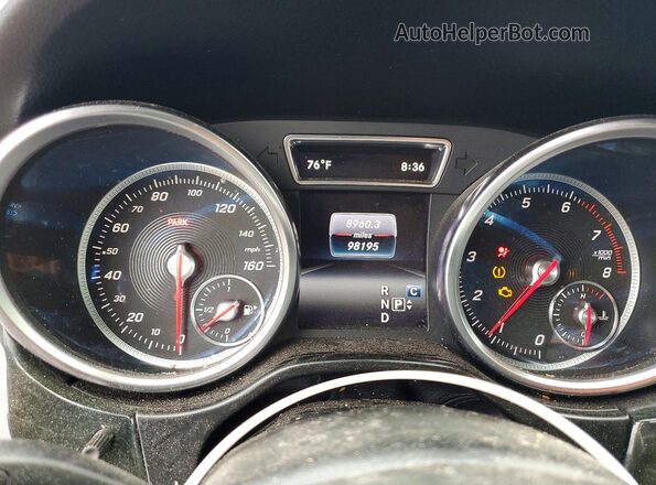 4JGDA5HB3JB158853 2018 MERCEDES-BENZ GLE Black Vista del cuadro de instrumentos