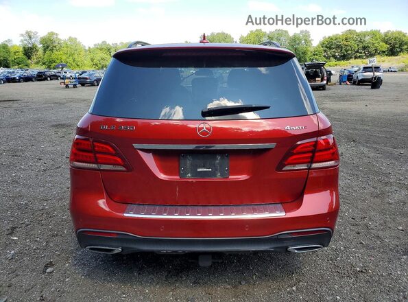 4JGDA5HB3JB180125 2018 MERCEDES-BENZ GLE Red Vista trasera
