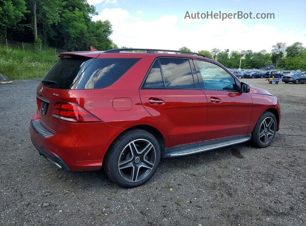 4JGDA5HB3JB180125 2018 MERCEDES-BENZ GLE Red Trasero derecho