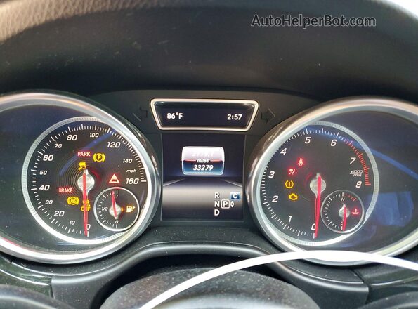 4JGDA5HB3JB180125 2018 MERCEDES-BENZ GLE Red Vista del cuadro de instrumentos