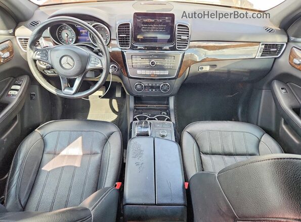 4JGDA5HB4GA746517 2016 MERCEDES-BENZ GLE Silver Вид панелі приладів