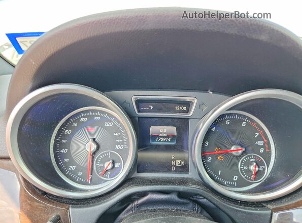 4JGDA5HB4GA746517 2016 MERCEDES-BENZ GLE Silver Вид щитка приладів
