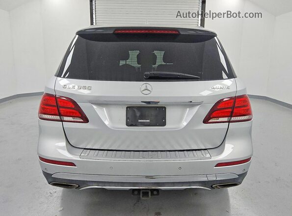 4JGDA5HB4GA746517 2016 MERCEDES-BENZ GLE Silver Вид ззаду