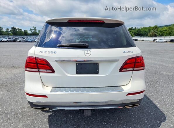 4JGDA5HB4GA753208 2016 MERCEDES-BENZ GLE-CLASS White Вид салону спереду