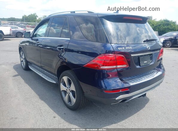 4JGDA5HB4GA808143 2016 MERCEDES-BENZ GLE 350 Dark Blue Задня ліва чверть