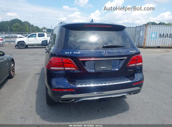 4JGDA5HB4GA808143 2016 MERCEDES-BENZ GLE 350 Dark Blue 