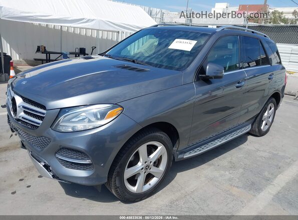 4JGDA5HB4HA909748 2017 MERCEDES-BENZ GLE 350 Gray წინა მარცხენა ხედი სამი მეოთხედიდან