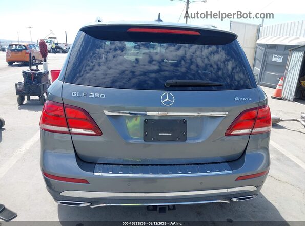 4JGDA5HB4HA909748 2017 MERCEDES-BENZ GLE 350 Gray 