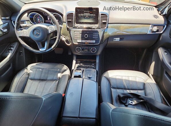 4JGDA5HB4HA963678 2017 MERCEDES-BENZ GLE Gray Вид панелі приладів