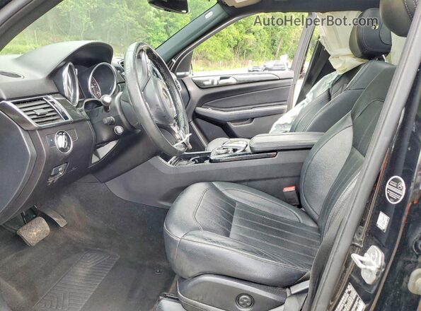 4JGDA5HB4HA977533 2017 MERCEDES-BENZ GLE Черный Вид салона спереди
