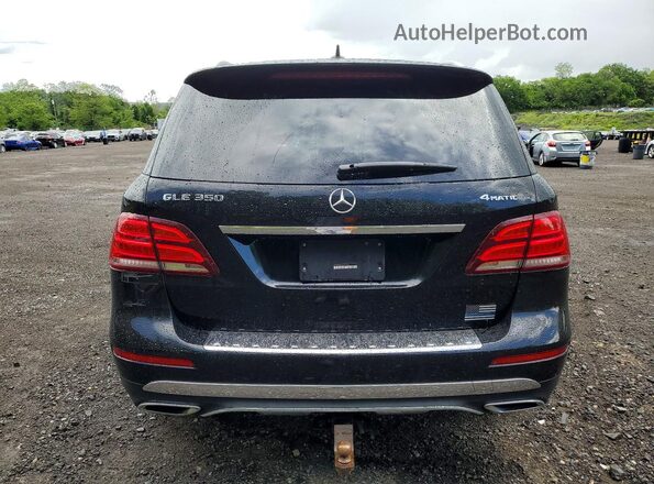 4JGDA5HB4HA977533 2017 MERCEDES-BENZ GLE Черный Вид сзади