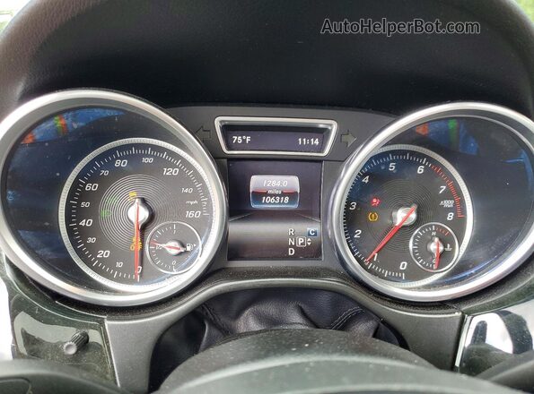 4JGDA5HB4HA977533 2017 MERCEDES-BENZ GLE Черный Вид щитка приборов