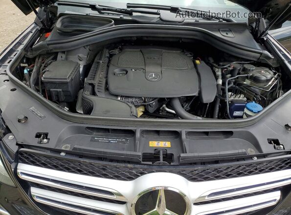 4JGDA5HB4HA977533 2017 MERCEDES-BENZ GLE Черный Вид подкапотного пространства