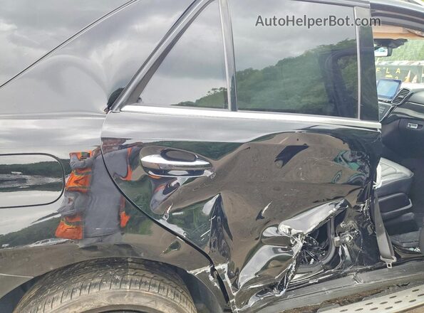 4JGDA5HB4HA977533 2017 MERCEDES-BENZ GLE Черный Вид задней части салона