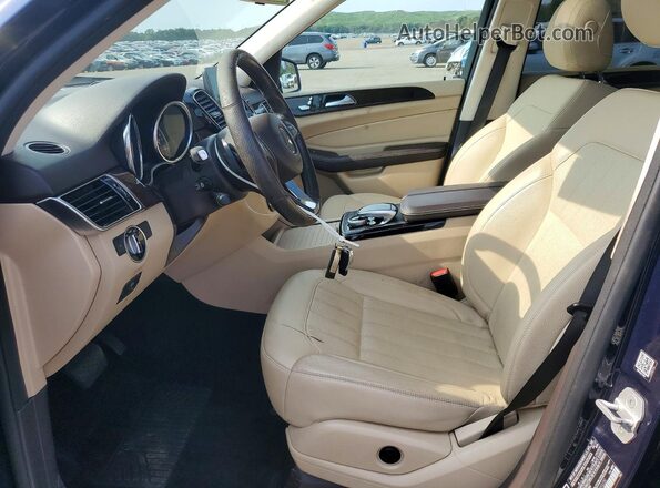 4JGDA5HB4HA990220 2017 MERCEDES-BENZ GLE Black Вид салону спереду
