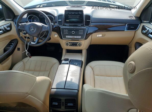 4JGDA5HB4HA990220 2017 MERCEDES-BENZ GLE Black Вид панелі приладів