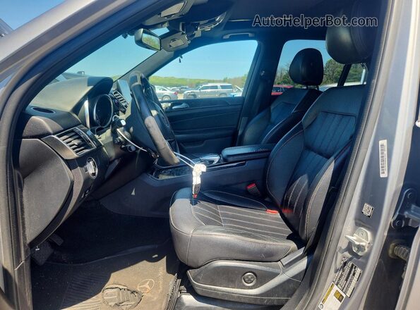 4JGDA5HB5GA732898 2016 MERCEDES-BENZ GLE Серый Вид салона спереди