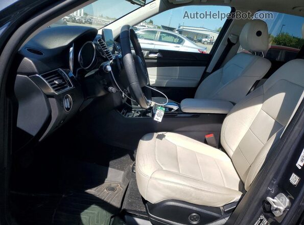 4JGDA5HB5GA733386 2016 MERCEDES-BENZ GLE Gray Вид салону спереду