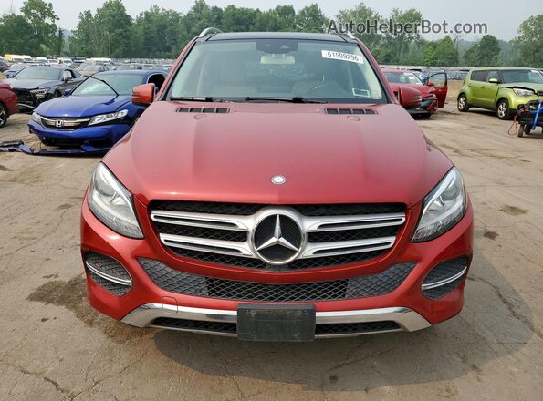 4JGDA5HB5HA873214 2017 MERCEDES-BENZ GLE Red Դիմացի տեսք