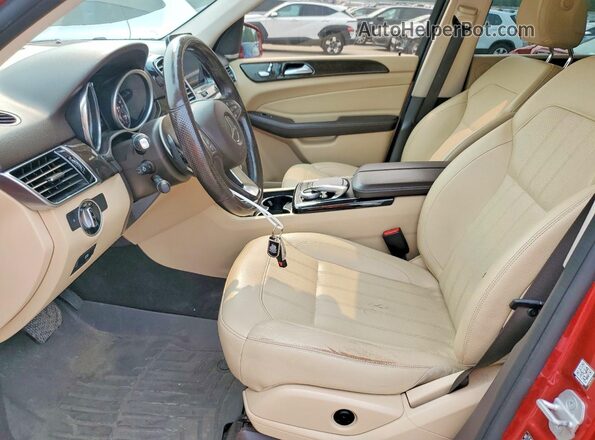4JGDA5HB5HA873214 2017 MERCEDES-BENZ GLE Red Սալոնի դիմացի տեսք
