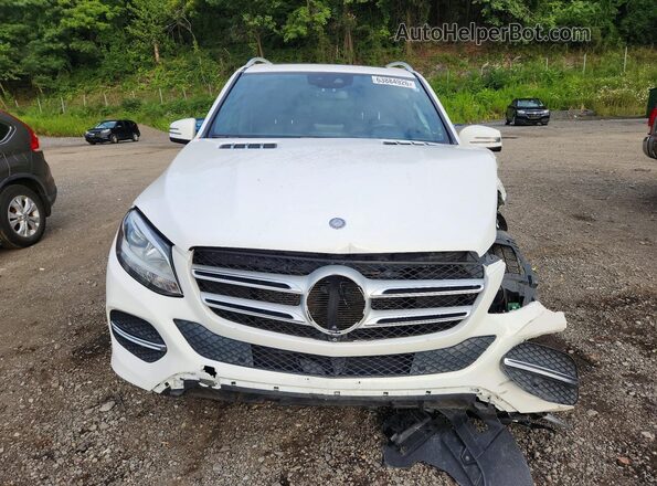 4JGDA5HB6HA832476 2017 MERCEDES-BENZ GLE White Դիմացի տեսք