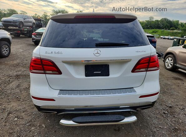 4JGDA5HB6HA832476 2017 MERCEDES-BENZ GLE White Հետևի տեսք