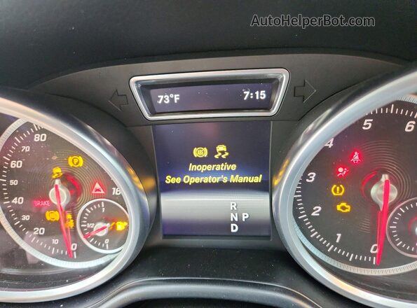 4JGDA5HB6HA832476 2017 MERCEDES-BENZ GLE White Սարքավորումների վահանակի տեսք