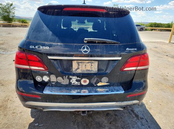 4JGDA5HB6HA850542 2017 MERCEDES-BENZ GLE Black Вид ззаду