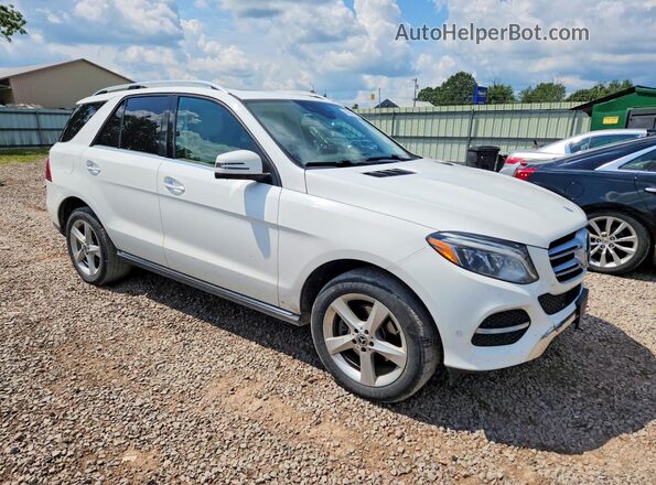 4JGDA5HB6HA915891 2017 MERCEDES-BENZ GLE White Przód prawy