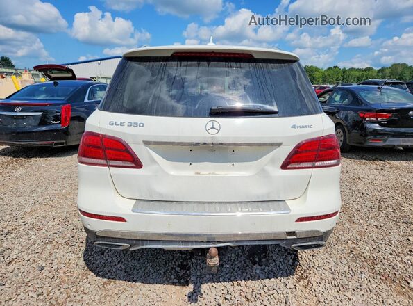 4JGDA5HB6HA915891 2017 MERCEDES-BENZ GLE White Widok z tyłu