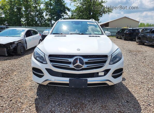 4JGDA5HB6HA915891 2017 MERCEDES-BENZ GLE White Widok z przodu