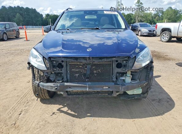 4JGDA5HB6JB003889 2018 MERCEDES-BENZ GLE Синий Вид спереди