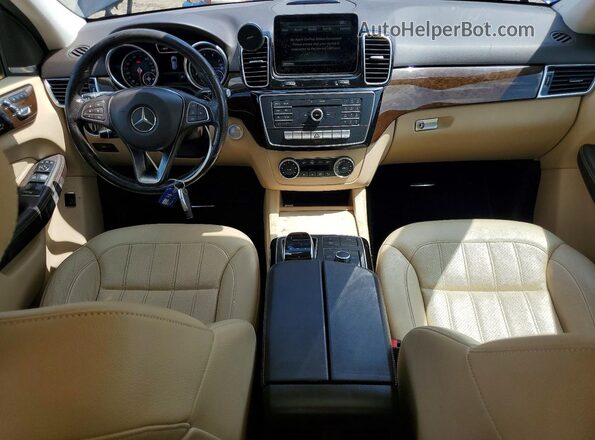 4JGDA5HB6JB003889 2018 MERCEDES-BENZ GLE Синий Вид панели приборов