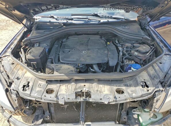 4JGDA5HB6JB003889 2018 MERCEDES-BENZ GLE Синий Вид подкапотного пространства