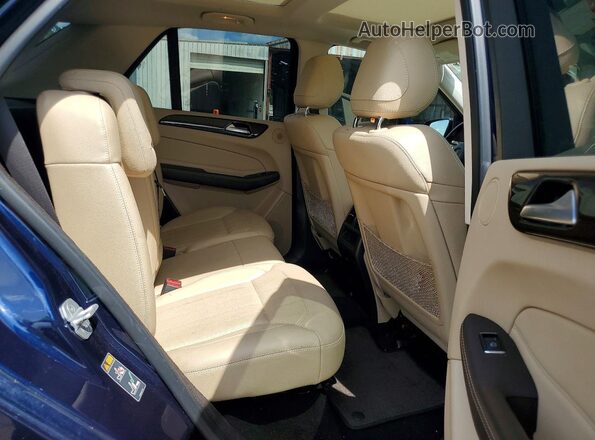 4JGDA5HB6JB003889 2018 MERCEDES-BENZ GLE Синий Вид задней части салона