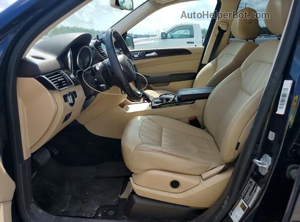4JGDA5HB6JB003889 2018 MERCEDES-BENZ GLE Синий Вид салона спереди