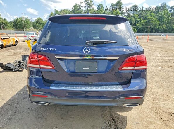 4JGDA5HB6JB003889 2018 MERCEDES-BENZ GLE Синий Вид сзади