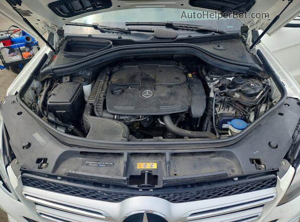 4JGDA5HB6JB075840 2018 MERCEDES-BENZ GLE White Widok komory silnika