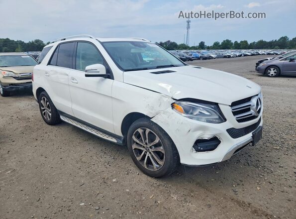 4JGDA5HB6JB075840 2018 MERCEDES-BENZ GLE White Przód prawy