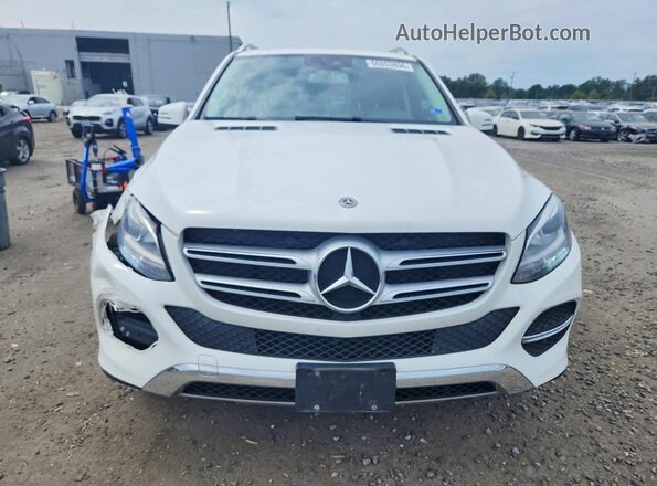 4JGDA5HB6JB075840 2018 MERCEDES-BENZ GLE White Widok z przodu